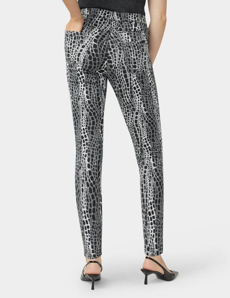 Hue Abstract Animal Denim Legging