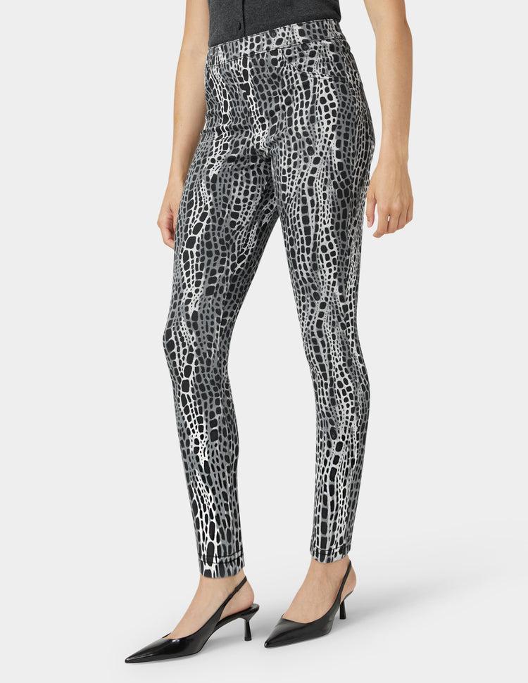 Hue Abstract Animal Denim Legging