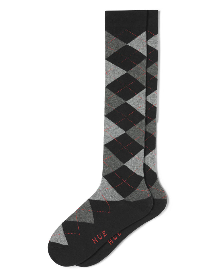 hue Argyle Knee Sock