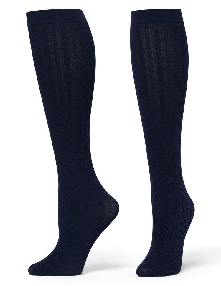 Hue Cable Knee High