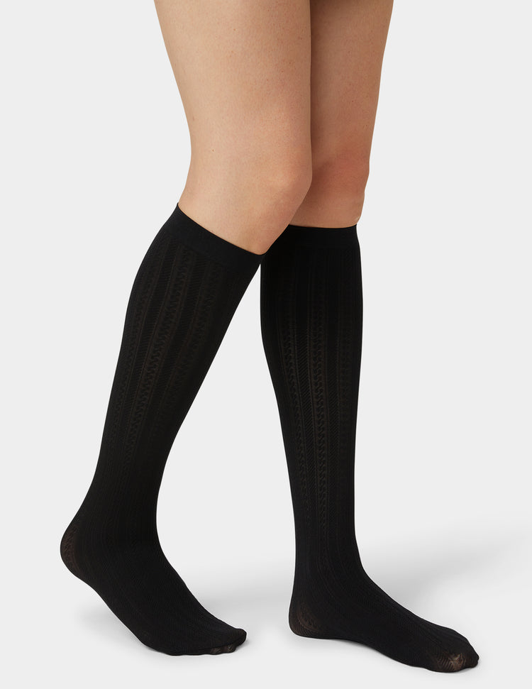 hue Cable Knee High