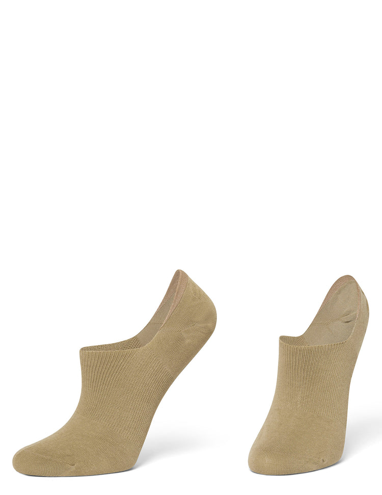 Hue Cotton No Show Arch Hug Sock 3 Pair Pack