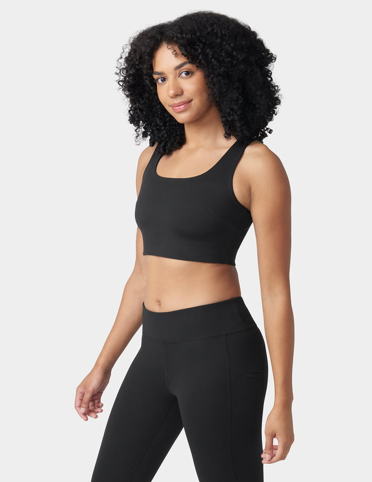 Hue Cropped Full Back Tank Top