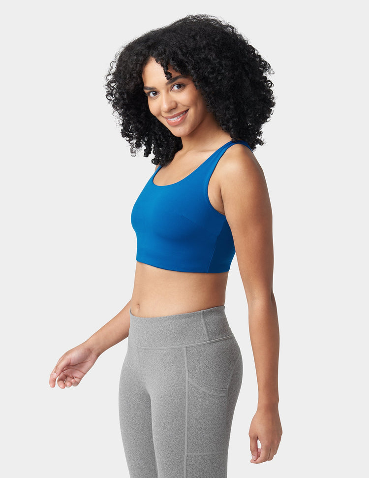 Hue Cropped Full Back Tank Top