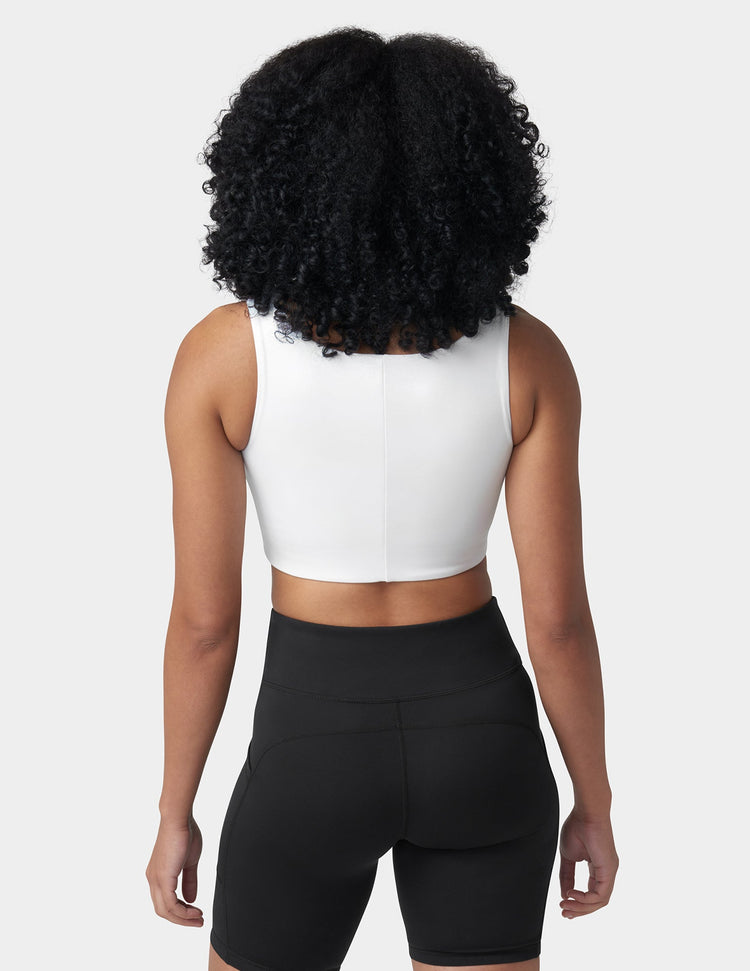 Hue Cropped Full Back Tank Top