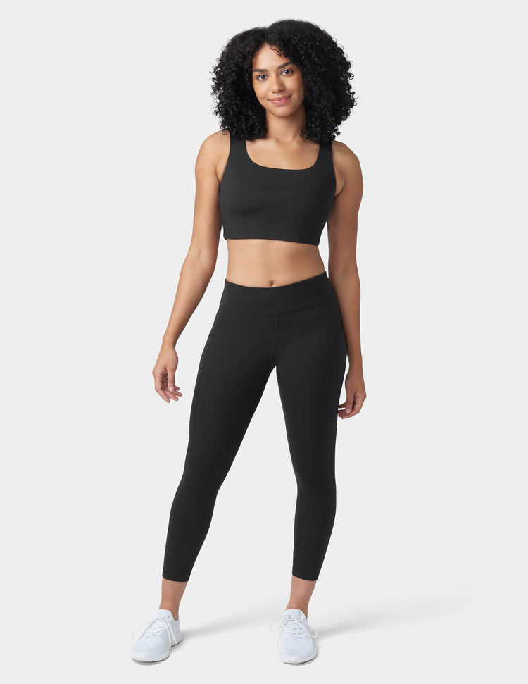 hue Cropped Full Back Tank Top
