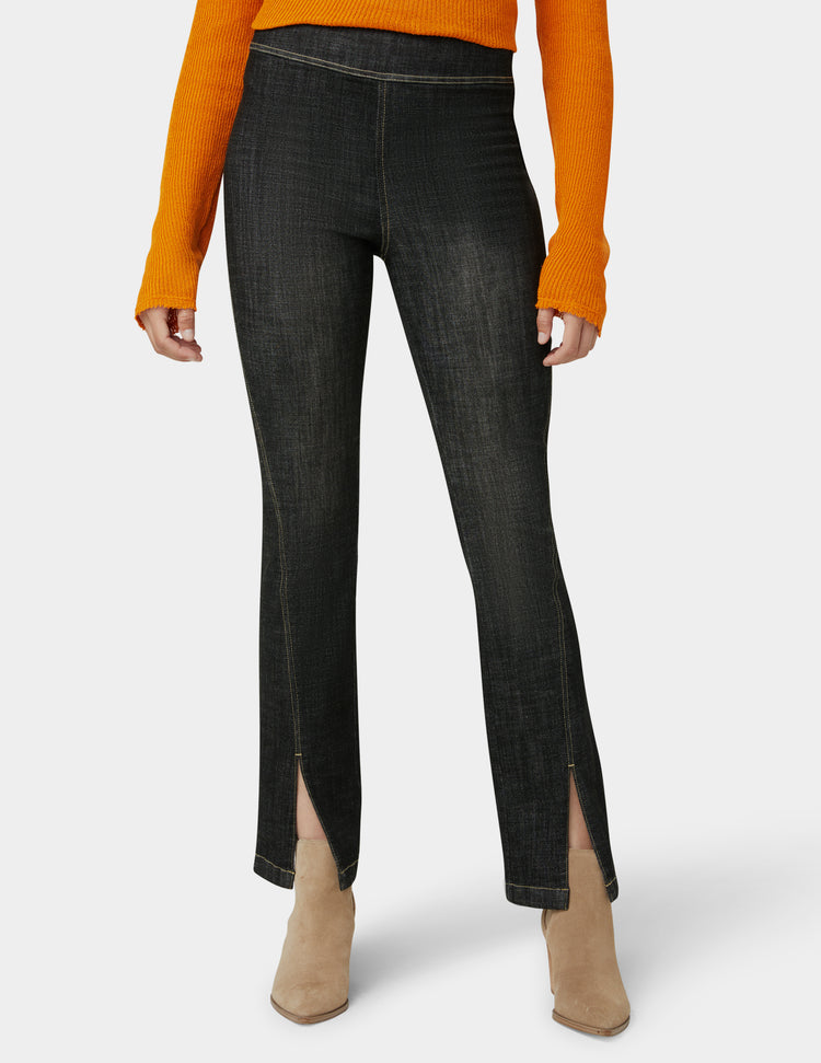 Hue Crosshatch Denim Bootcut