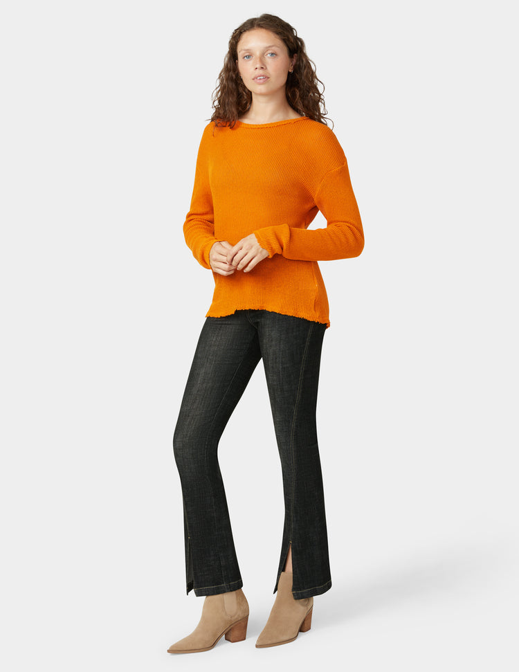 hue Crosshatch Denim Bootcut