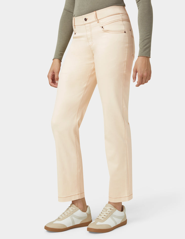 Hue Crosshatch Denim Straight Leg Pant