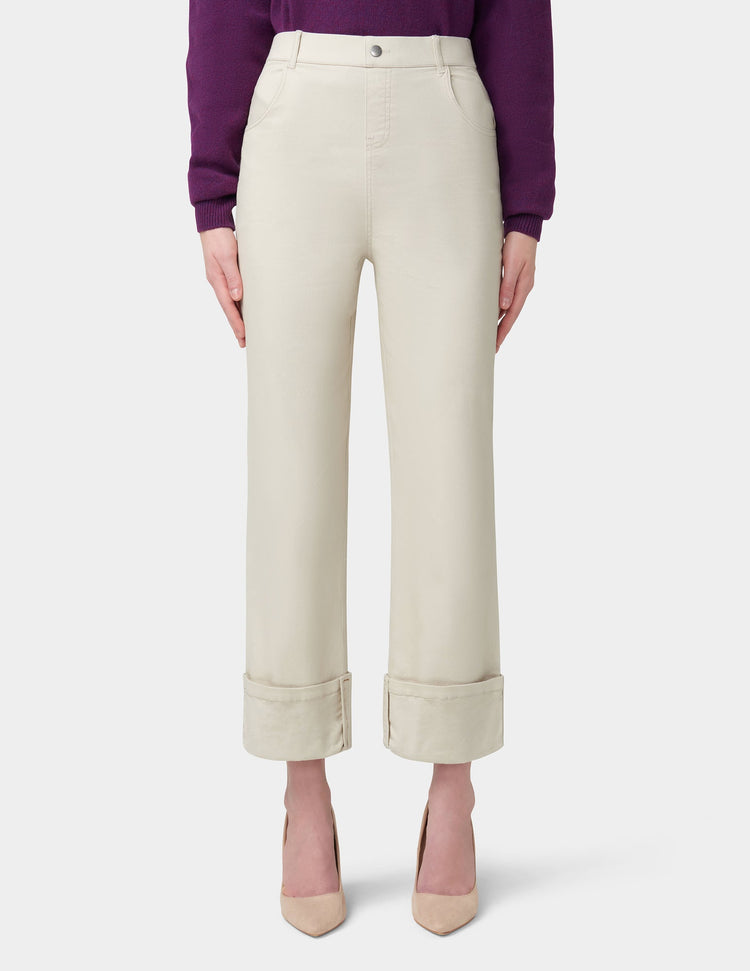 Hue Cuffed Denim Skimmer