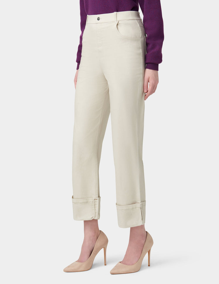 Hue Cuffed Denim Skimmer