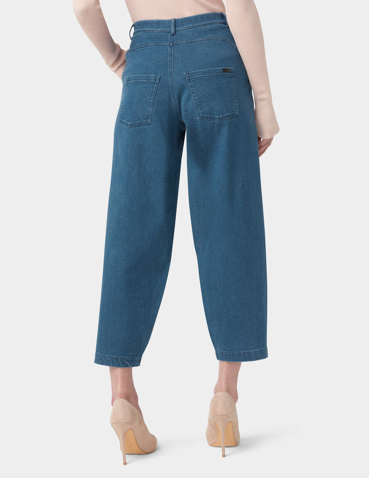 Hue Denim Barrel Leg Skimmer