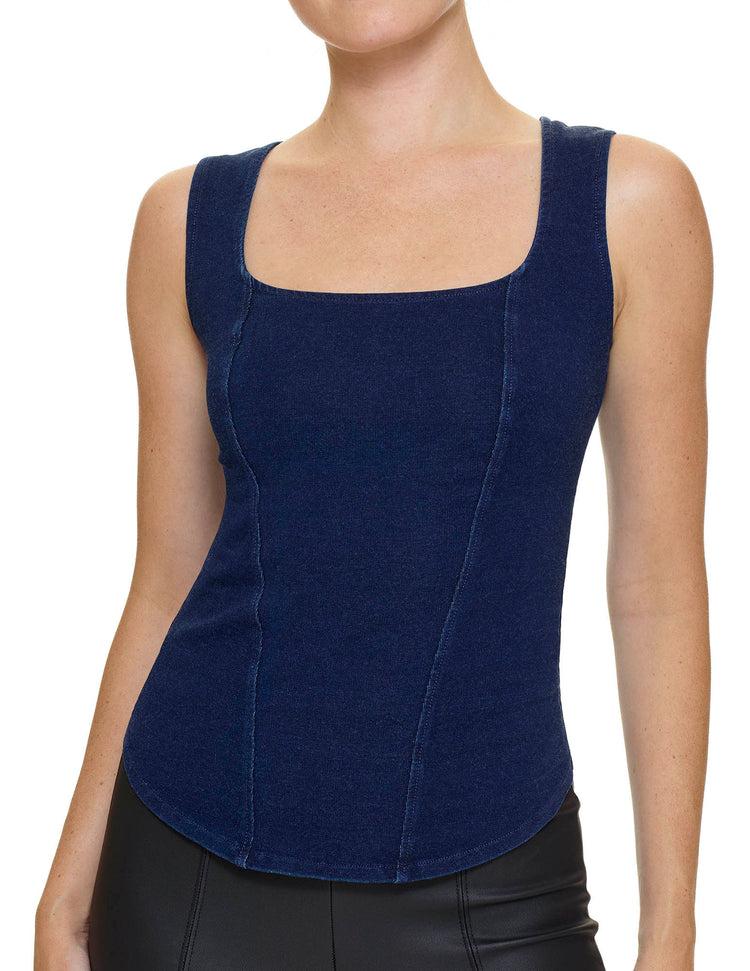hue Denim Contour Tank