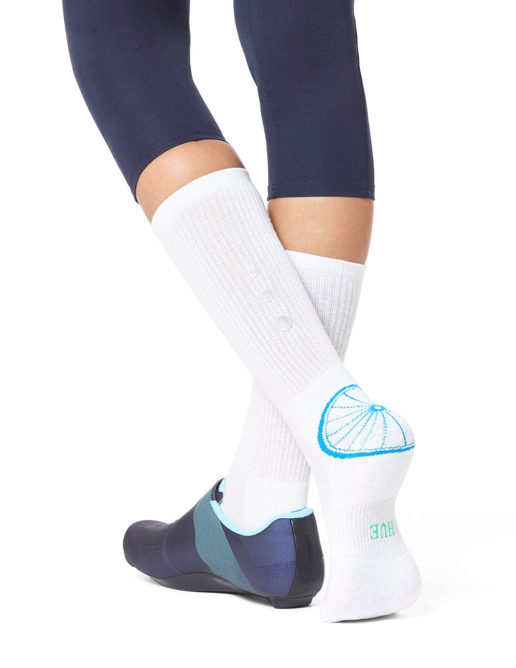 hue Eco Sport Cycling Crew Sock 2 Pair Pack