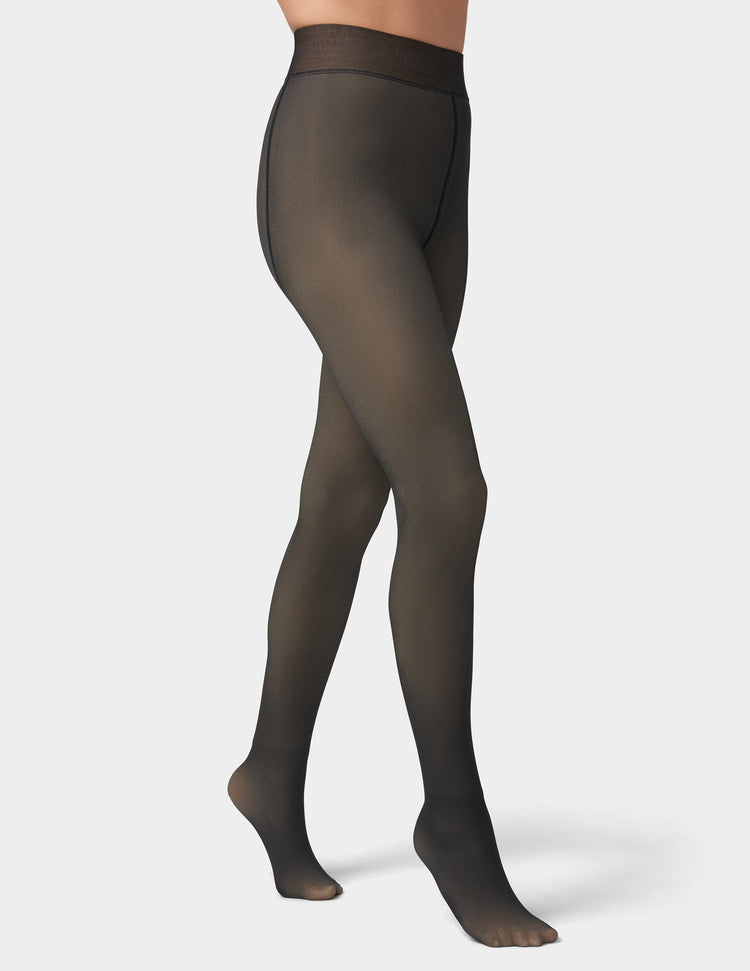 hue Fleece Lined Tights Sheer