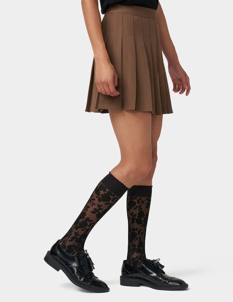 Hue Floral Lace Knee High