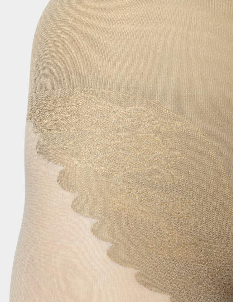 Hue French Lace Control Top Pantyhose