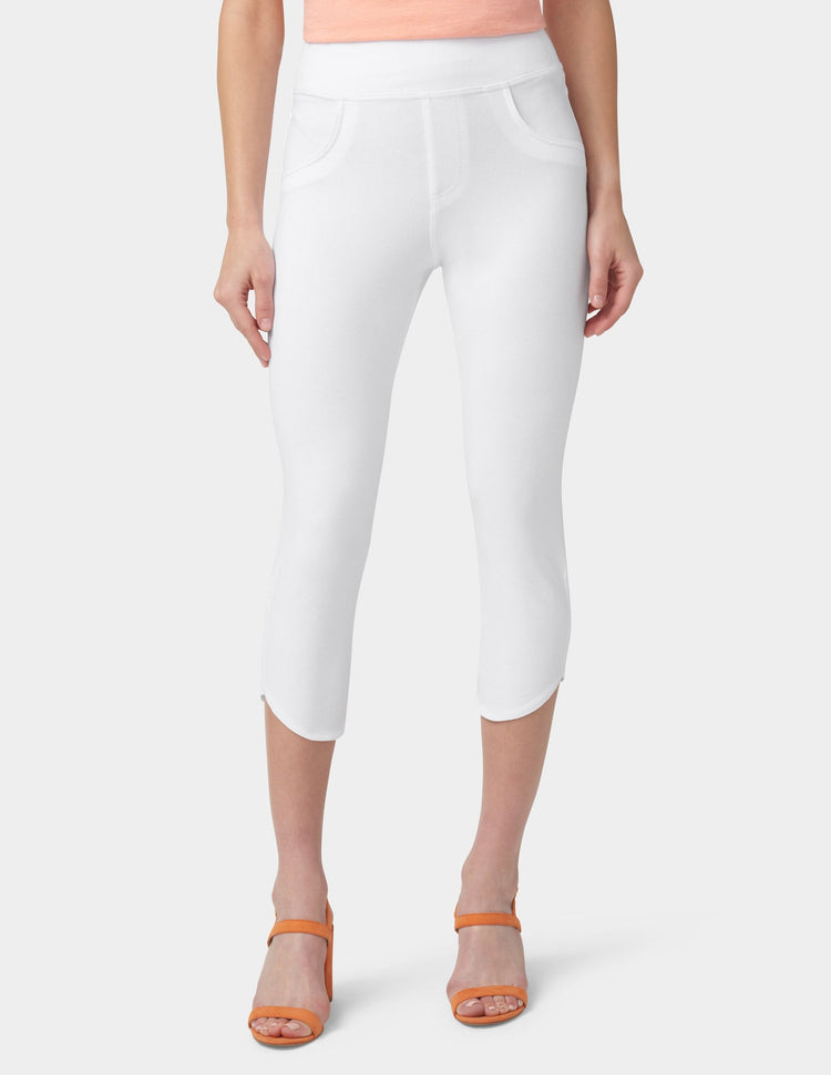 Hue Game Changing Tulip Hem Capri