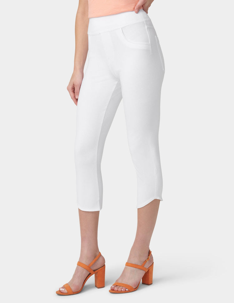 Hue Game Changing Tulip Hem Capri