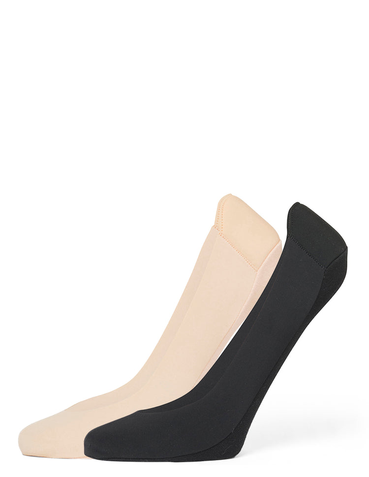 hue Heelbliss Cushioned Back Liner 2 Pair Pack