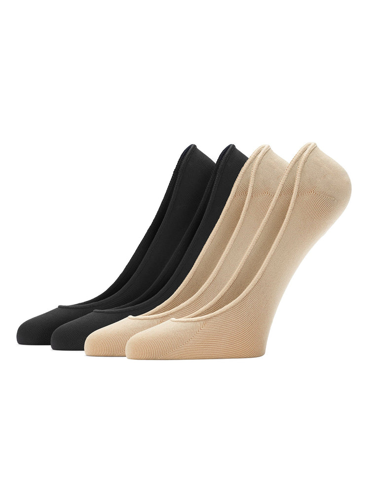 Hue Hidden Microfiber Liner 4 Pair Value Pack