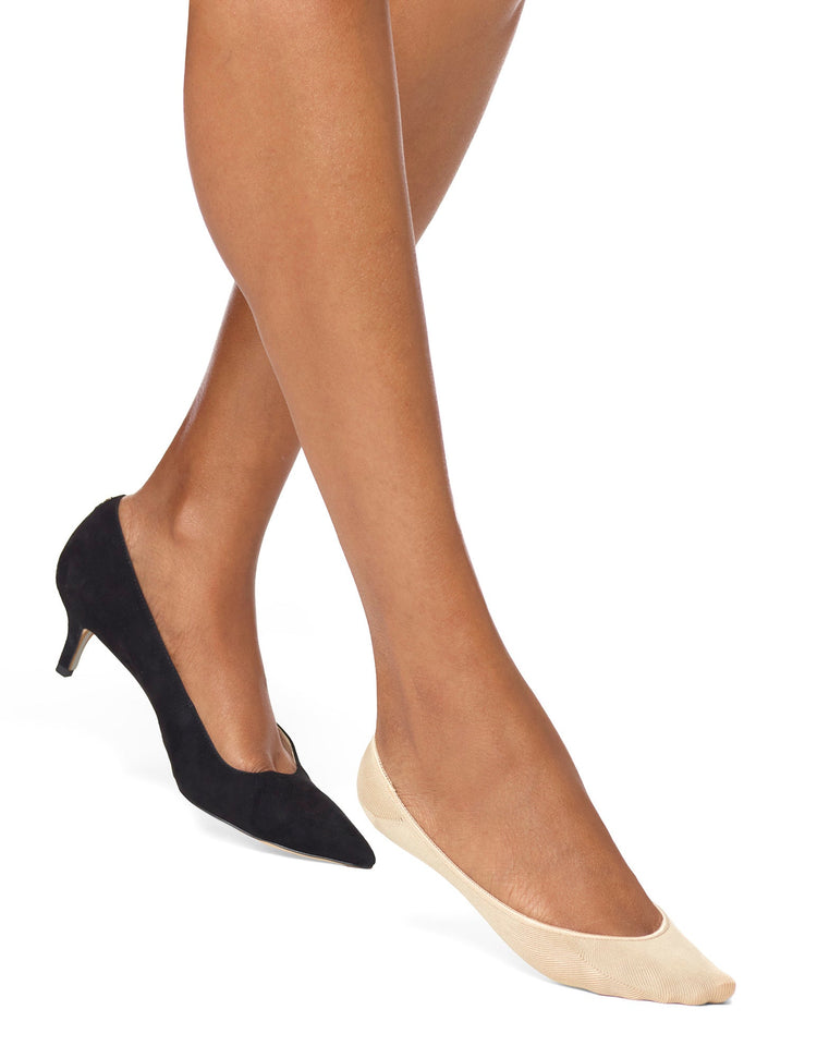 hue Hidden Microfiber Liner 4 Pair Value Pack