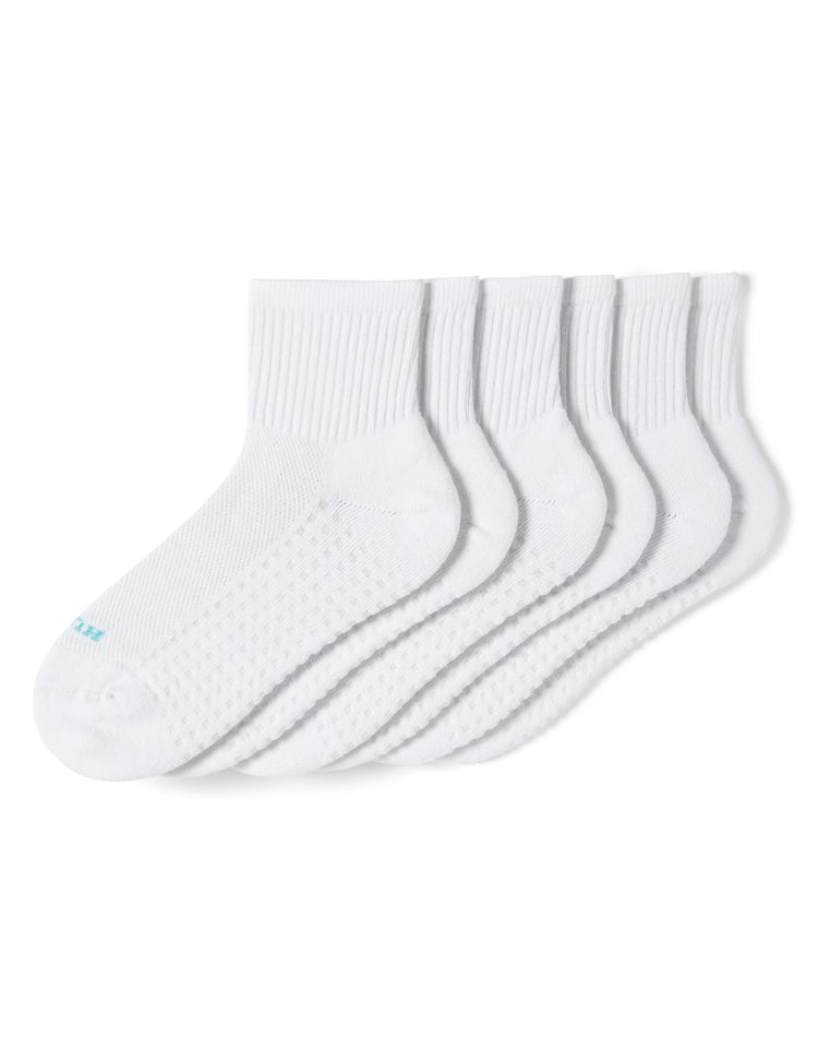 hue HUE Air Cushion Mini Crew Top Sock 3 Pair Pack