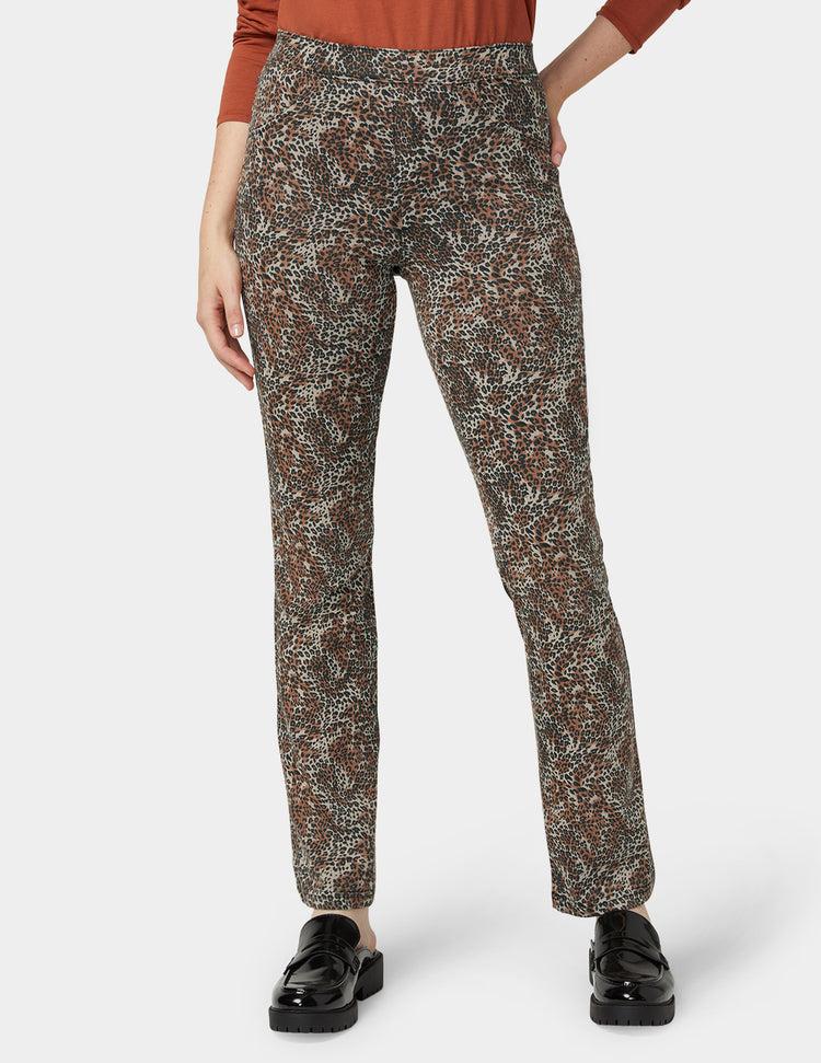 Hue Leopard Denim Baby Bootcut
