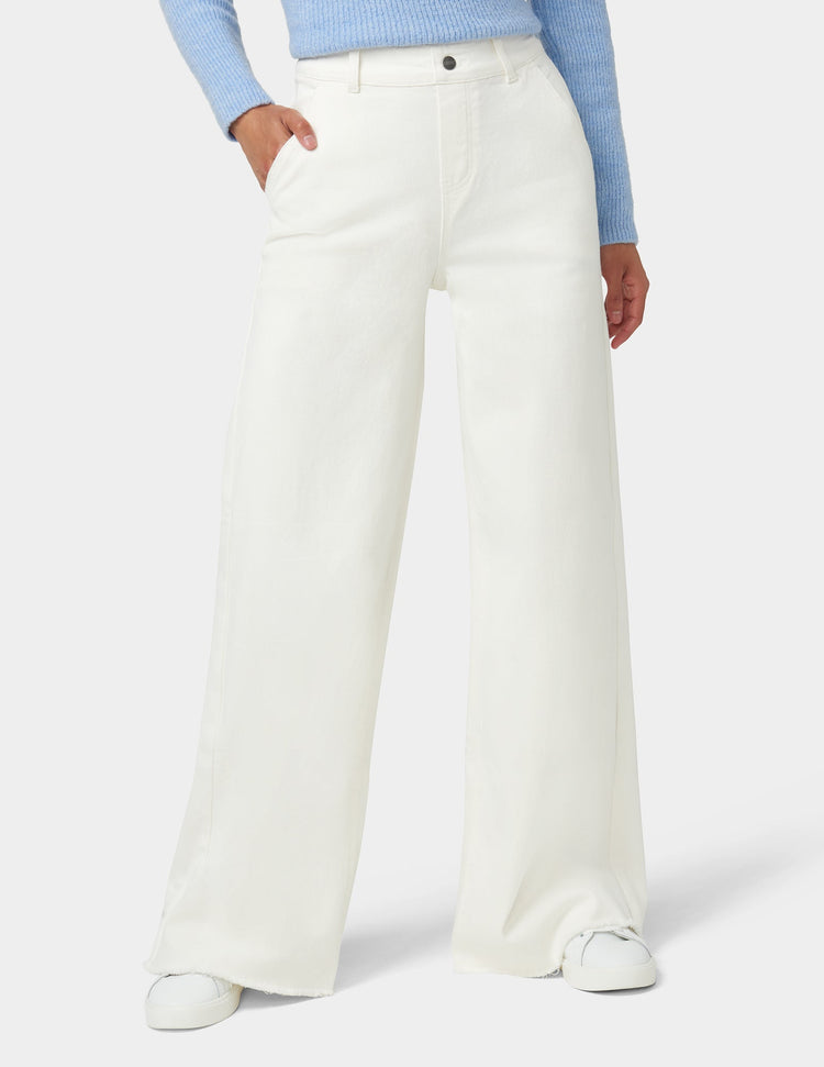Hue Olivia Wide Leg Denim Pant