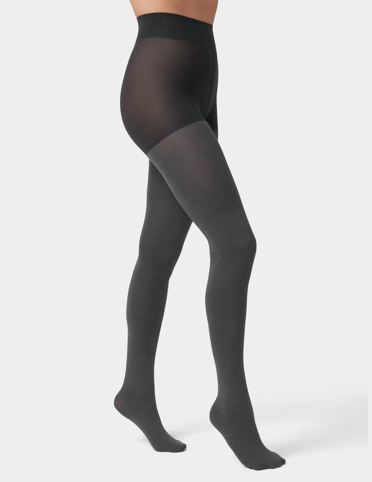 hue Opaque Tights with Control Top 2 Pack