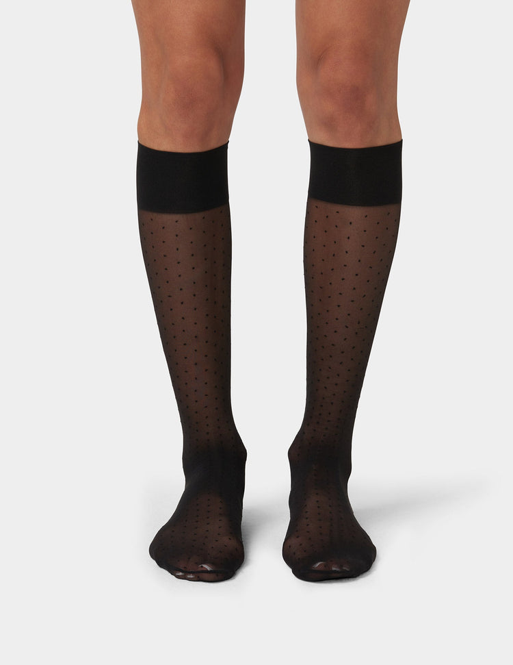 Hue Pin Dot Knee High