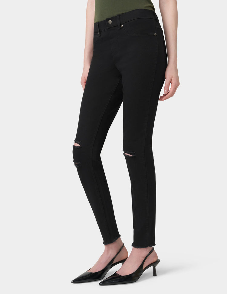Hue Ripped Knee Denim Leggings