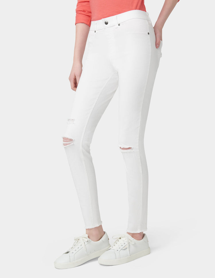 Hue Ripped Knee Denim Leggings