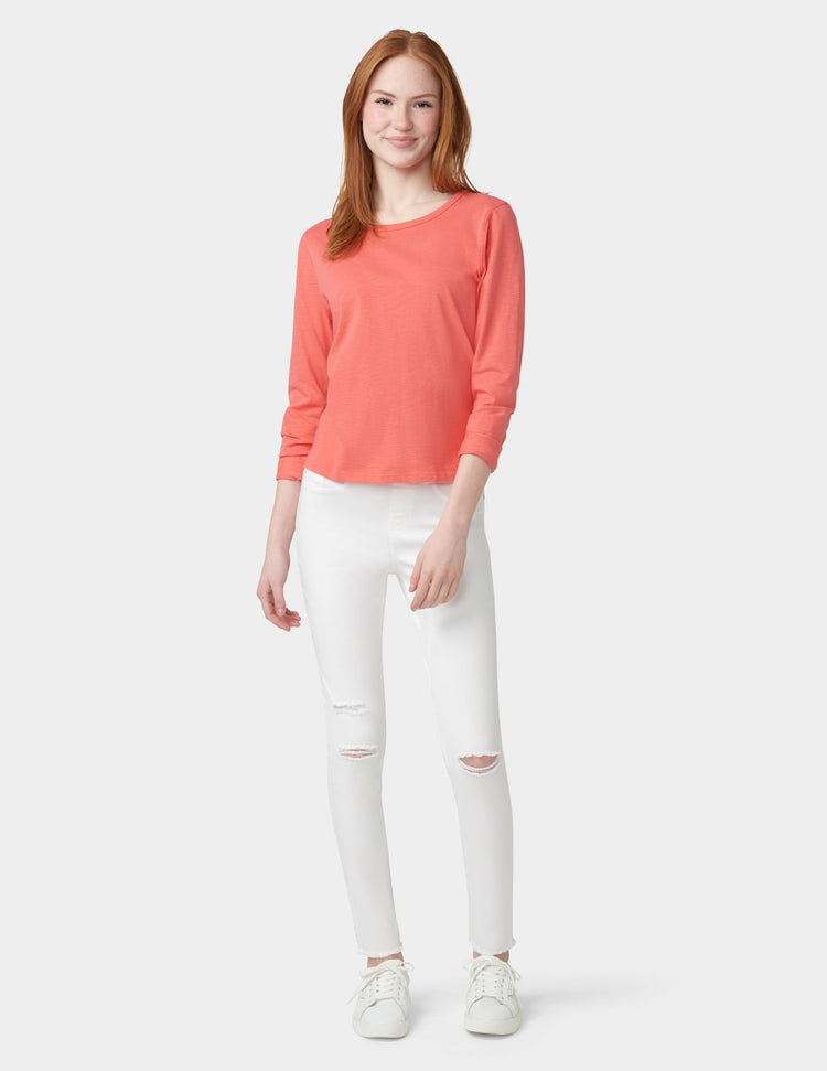 hue Ripped Knee Denim Leggings