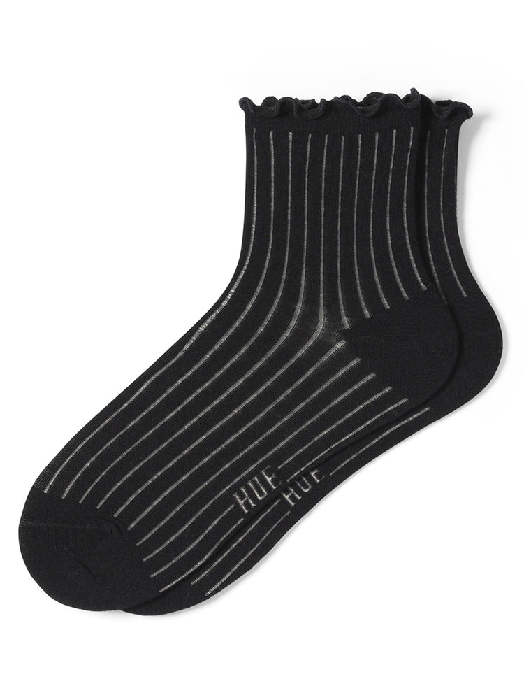 hue Sheer Rib Anklet