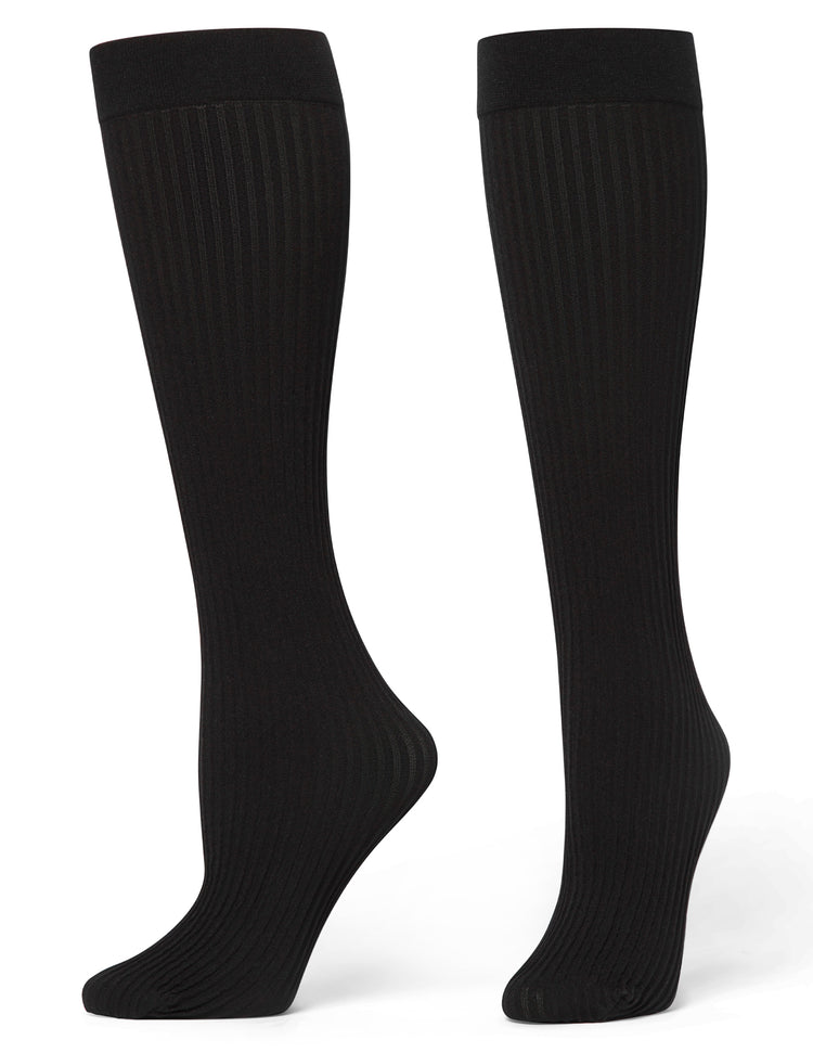 Hue Sheer Rib Knee High