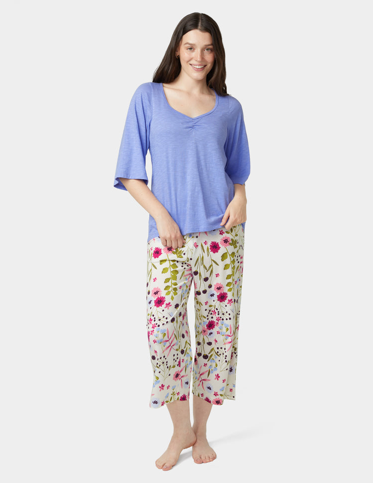 hue Shirred Bell Sleeve PJ Tee