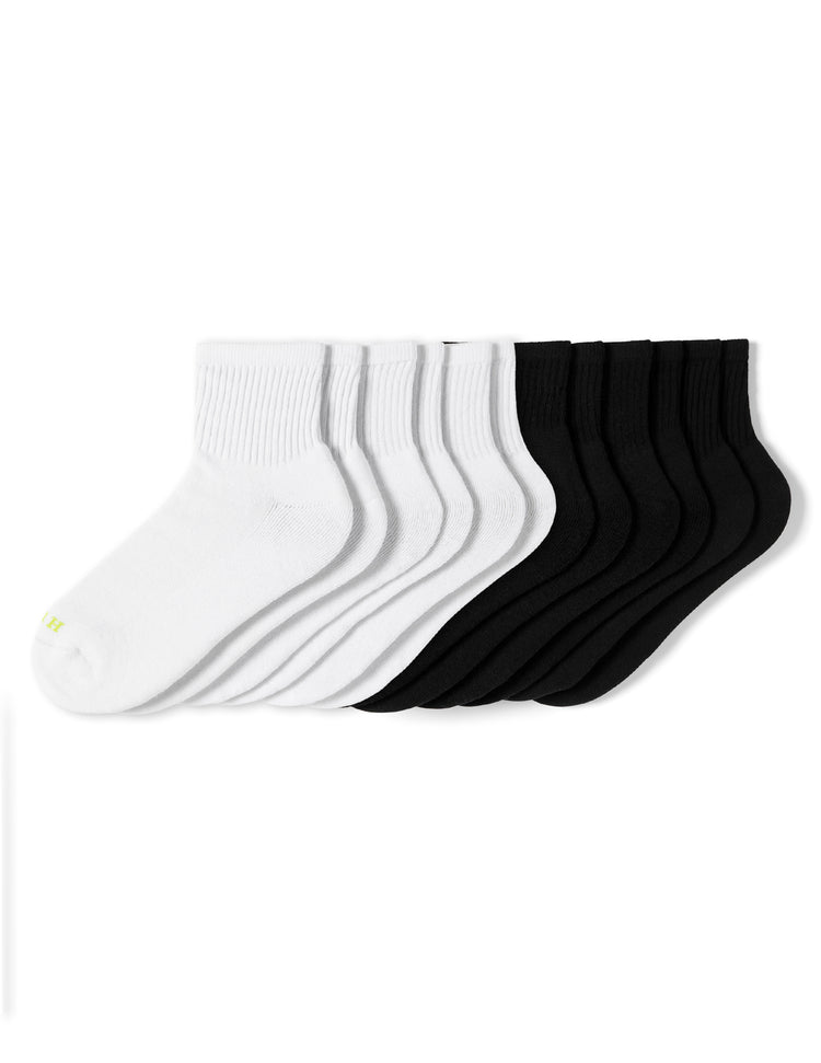 hue Sport Mini Crew Sock 6 Pair Pack