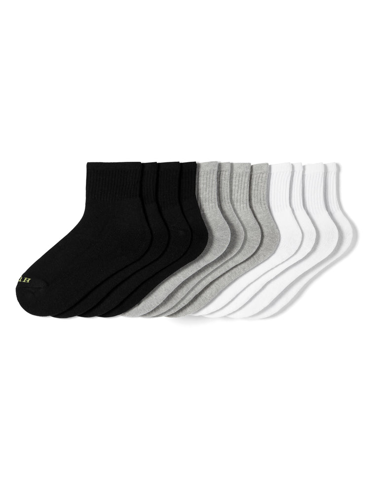 hue Sport Mini Crew Sock 6 Pair Pack