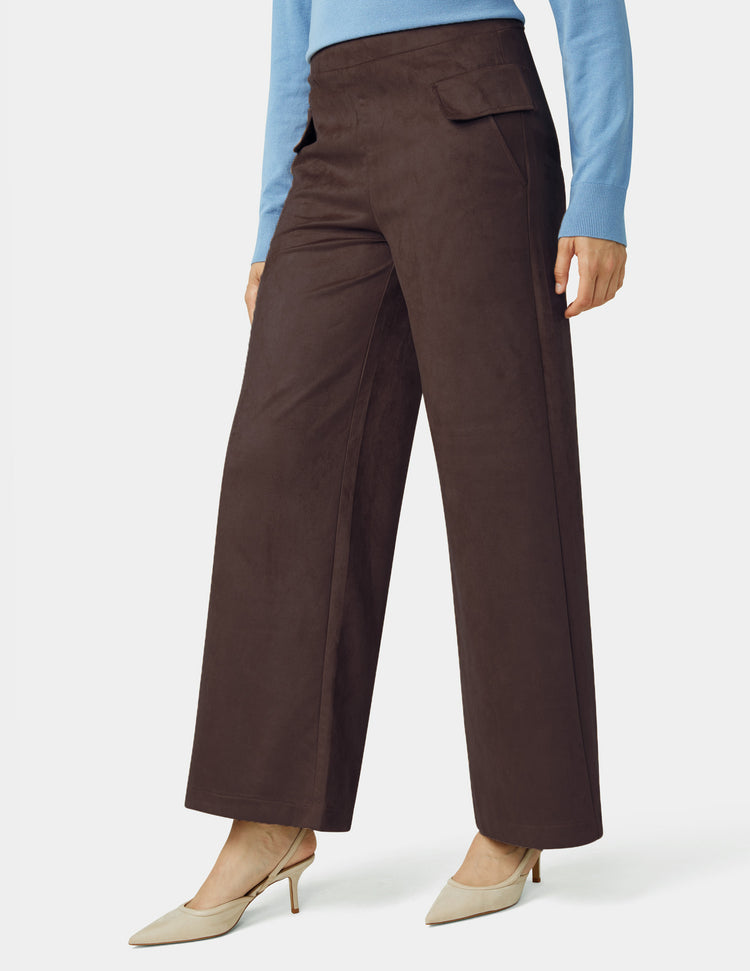 Hue Suede Wide Leg Pant