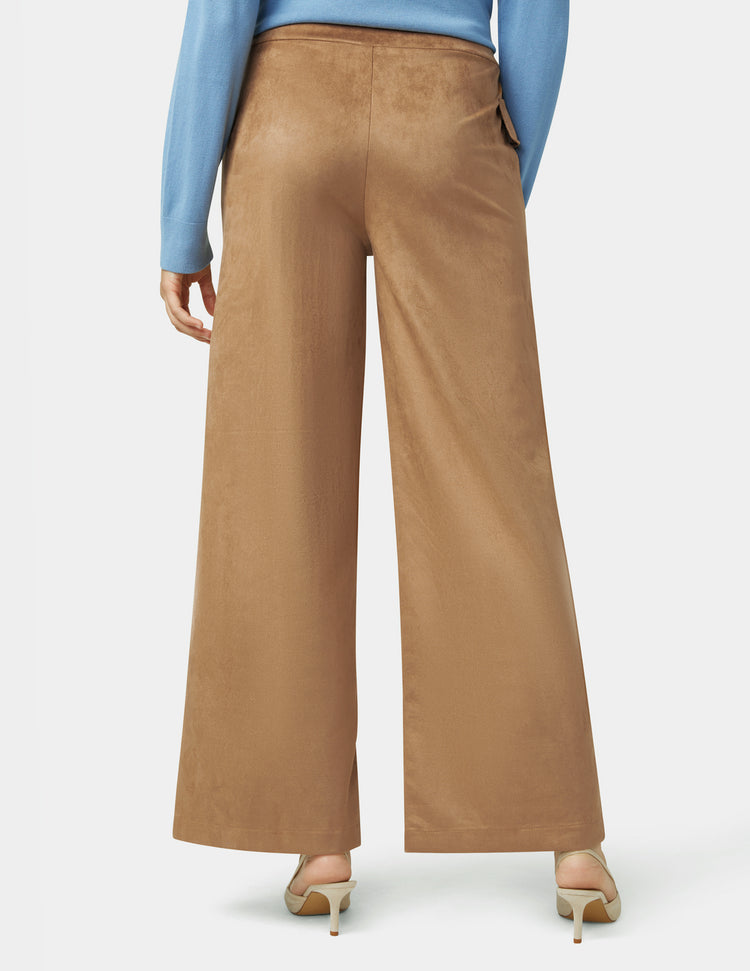 Hue Suede Wide Leg Pant