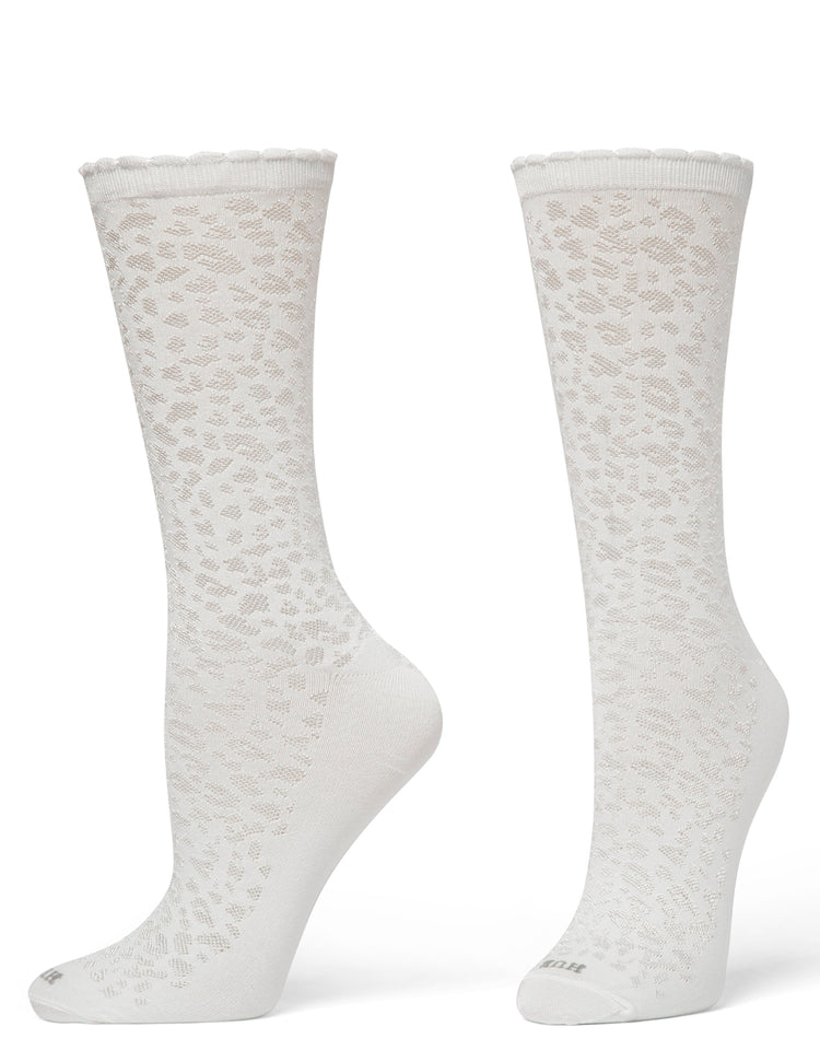 Hue Textured Animal Crew Sock