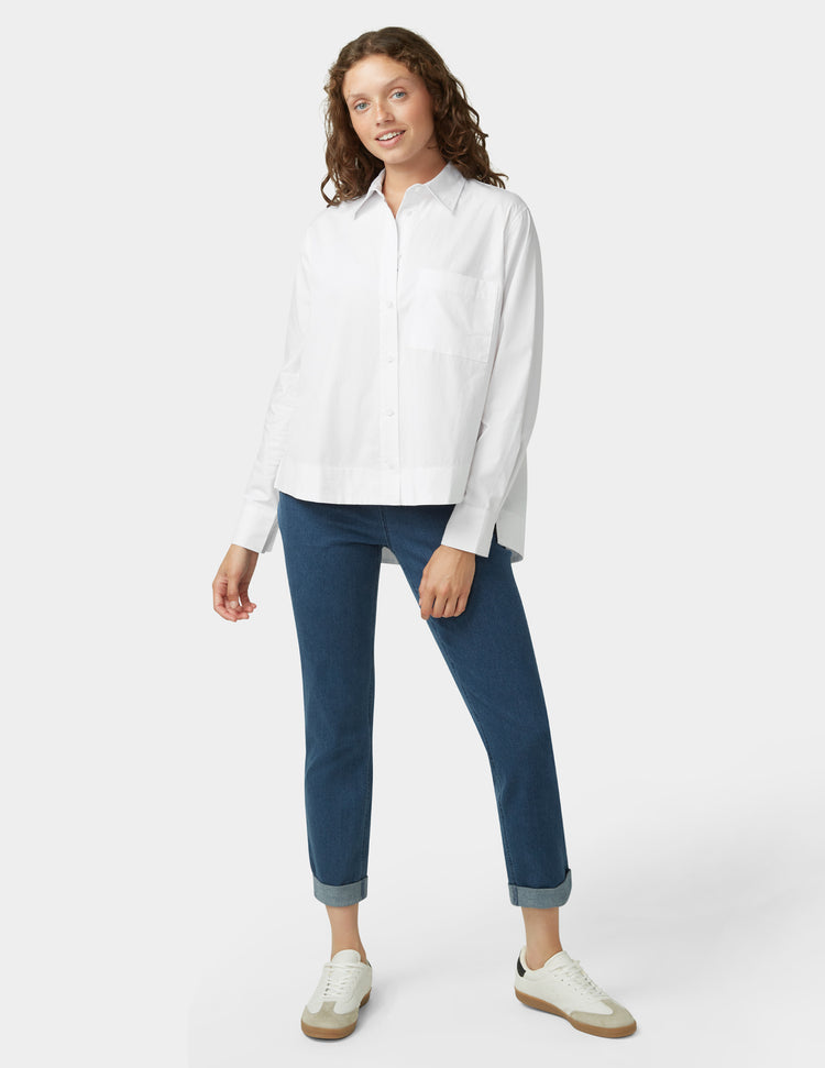 hue The Perfect Poplin Shirt
