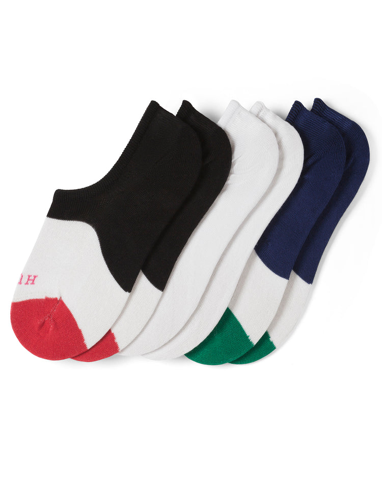 hue The Perfect Sneaker Liner 3 Pair Pack