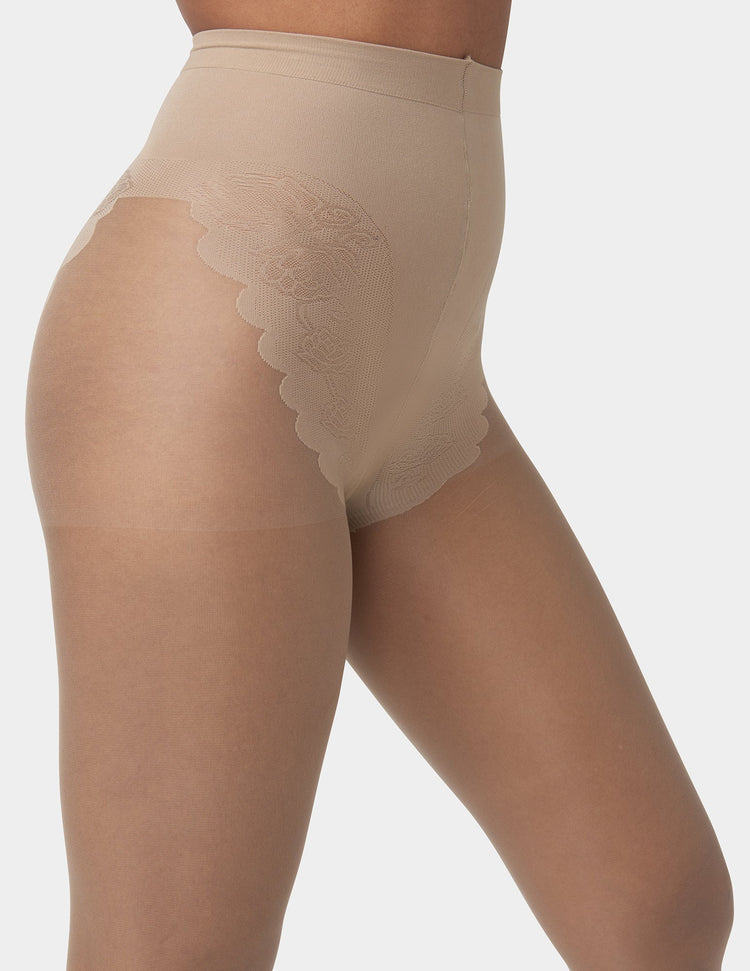 Hue Toeless Control Top Pantyhose