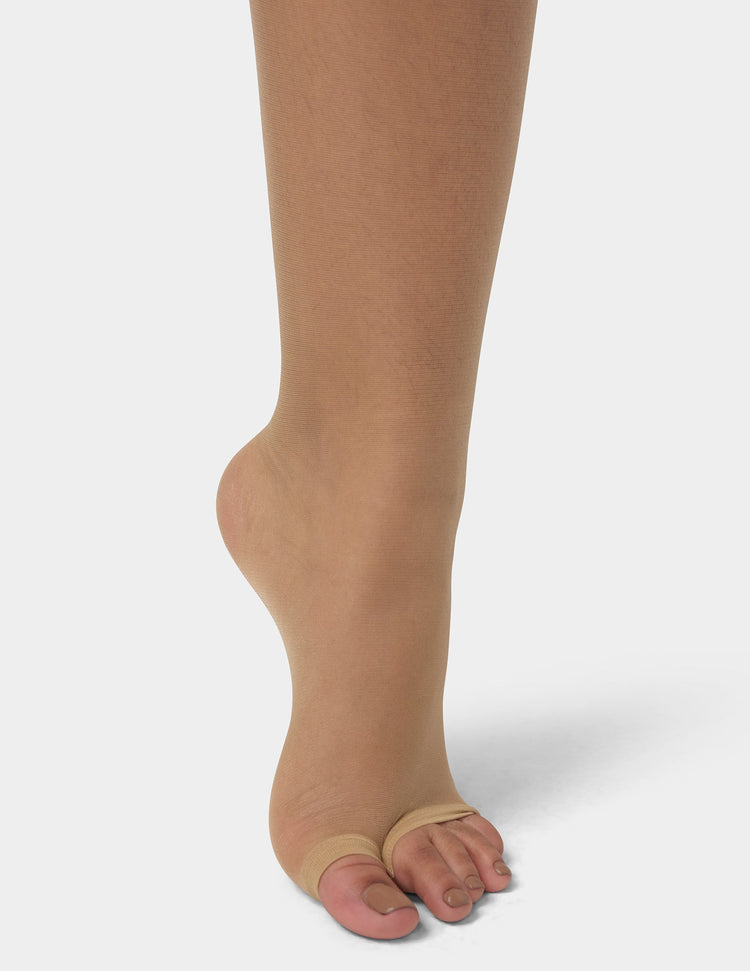 Hue Toeless Control Top Pantyhose