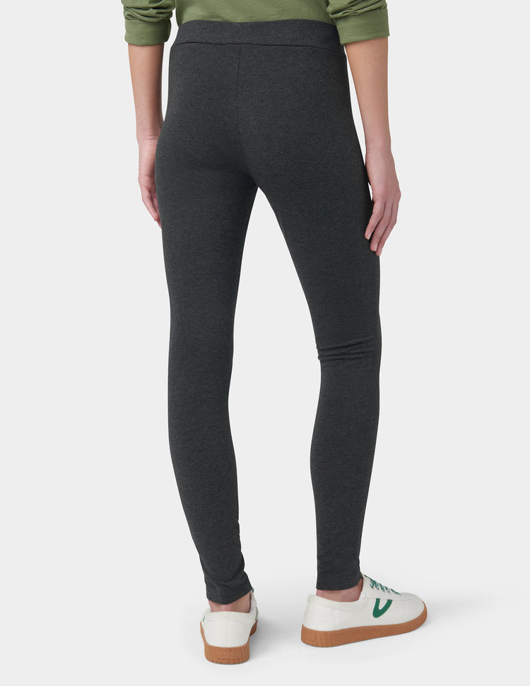 Hue Wide Waistband Blackout Cotton Leggings