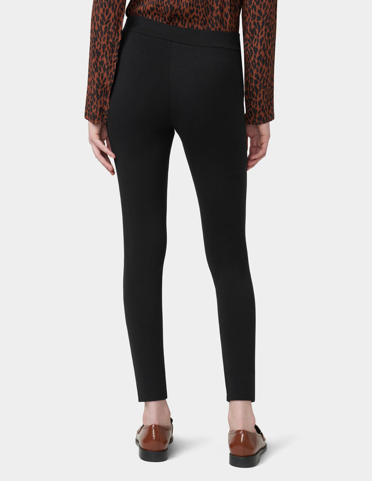 Hue Wide Waistband Blackout Cotton Leggings