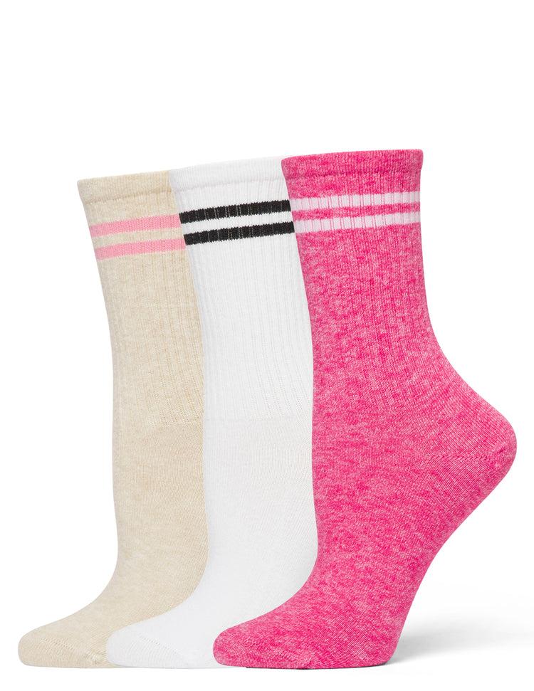 Hue Women's Must-Have Crew 3 Pair Pack