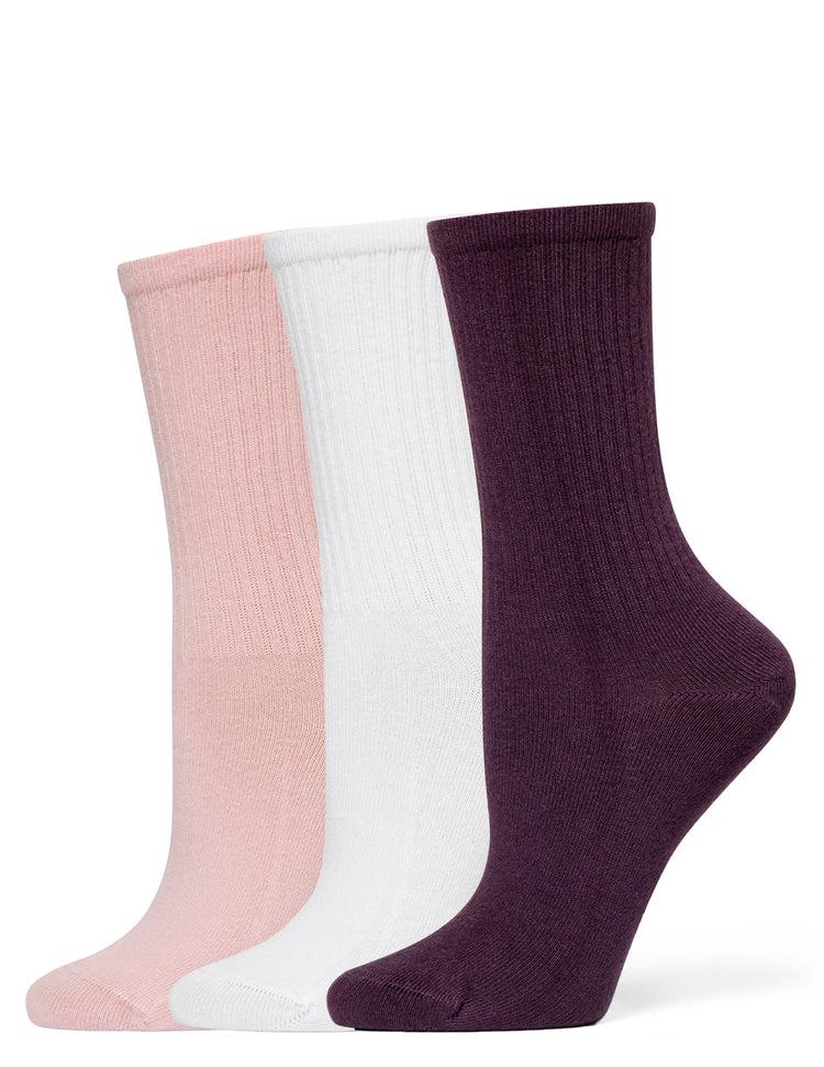 Hue Women's Must-Have Crew 3 Pair Pack